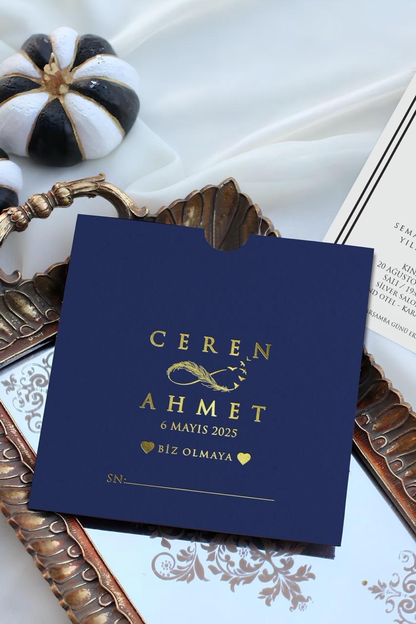 Bst 2337 Düğün Davetiyesi1 | Bustinow En Şık Düğün ve Nişan Davetiyesi Modelleri