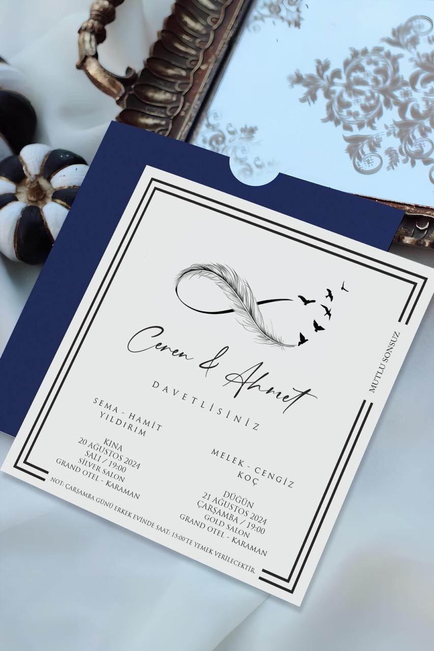 Bst 2337 Düğün Davetiyesi2 | Bustinow En Şık Düğün ve Nişan Davetiyesi Modelleri