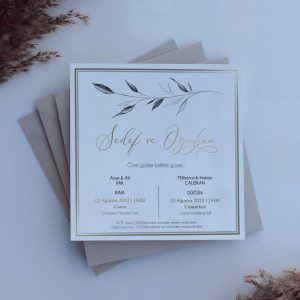 Bst2326 Düğün Davetiyesi 2 - Bustinow