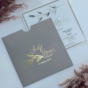 Bst2326 Düğün Davetiyesi - Bustinow